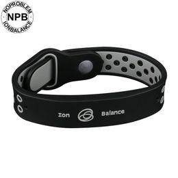 health benifits ion balance power therapy silicone sports choker tourmaline germanium wristband bracelet