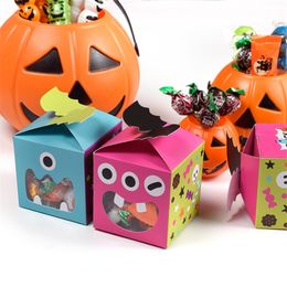 Lovely Halloween Cookie Candy Bread Packaging Bags Multicolor Cookie Candy Packaging Pouch Box Halloween Candy Box CT0290