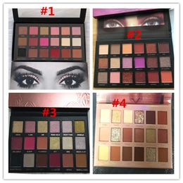 Makeup Brand Beauty 18Colors Eyeshadow Palette Rose Gold Remastered Textured Eye Shadow Palette Matte Shimmer shadow DHL shipping