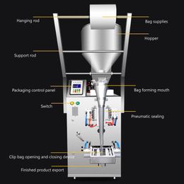 Packaging machine for peanut butter tomato sauce Chilli sauce olive oil cream three-side seal back-seal filling packing machine