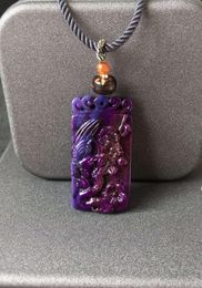 Fashion- Jewellery South Africa Origin Natural Purple Sugilite 10.5grams Gemstones Pendants for Women Necklace
