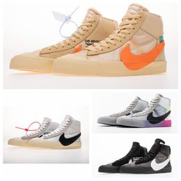 nike blazer mid mujer beige