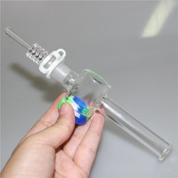 Mini Nectar Pipe Kit hookah With 10mm/14mm quartz Nail Glass Pipe Oil Rig Water Pipes