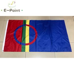 Finland Sami Flag 3*5ft (90cm*150cm) Polyester flag Banner Decorations for Home