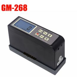 Freeshipping GM-268 Portable Digital Glossmeter Gloss Meter Tester Surface Cleaning Tester range 0.1-200Gu 20 60 80 Multi-angle gloss meter