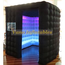 inflatable led photo booth remote control led colored lights great for parties weddings anniversary events free shipping