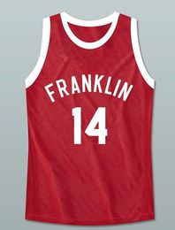Custom Men Youth women Vintage #14 Earl Manigault 14 Benjamin Franklin basketball Jersey Size S-4XL or custom any name or number jersey