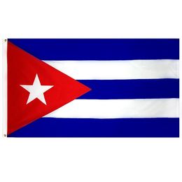 Cuba Flag 3x5 ft High Quality Cheap Polyester Flying Hanging Custom Cuban Country Flag Banner Drop Shipping