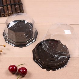 Transparent Clear Plastic Cake Packaging Box Cake Dome Favors Boxes Container Wedding Party Decor Bake Pastry Gift Boxes