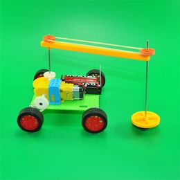 Hand-made small-scale Creative inventions, Educational Science experiment Toys for Primary School students with sweeping Robots