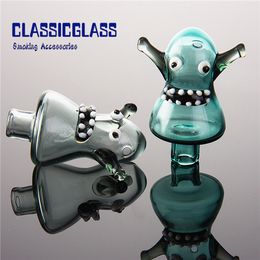 Colored Glass Carb Cap OD 28MM Universal carb Caps With hole For quartz banger Oil Rig Water Bong
