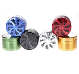 63MM Foreign Trade New Four-Layer Aluminum Alloy Smoke Grinder Metal Smoke Tool