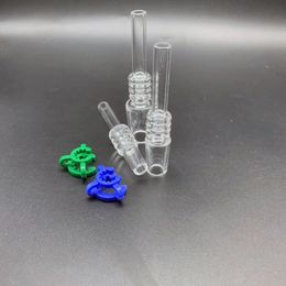 dhl 10mm 14mm 18mm quartz dab straw tips for mini nectar collector kits quartz banger nail for glass water bongs pipes dab rigs