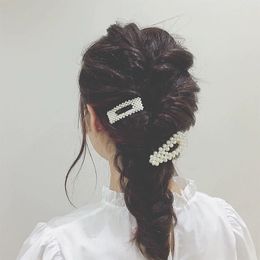 Fashion jewellery 2019 korean hair clip cheap wholesale custom yiwu factory fancy pearl hair clip hair pin