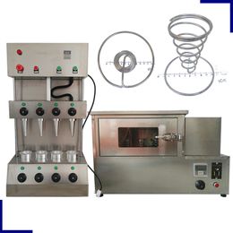 Sale of stainless steel conical pizza forming machine / Pizza cone machine and oven / Hot pizza baking equipment