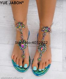 Sandalias Planas Verdes Pedreria Oferta Online | DHgate.com