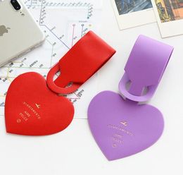 20pcs AIRE HEART NAME TAG Simple Luggage Tags Aeroplane Tags Consignment Baggage Tag Travel Bag Accessories