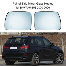 Driver Side WIDE ANGLE WING DOOR MIRROR GLASS For Volvo XC70 2000-2006 Stick On