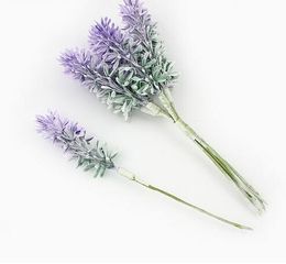 Mini Lavender flower Silk Artificial flowers for DIY scrapbook Handmade Wedding Christmas Decoration GB740