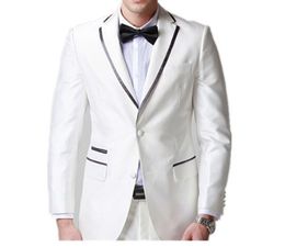 New Arrival Groomsmen Notch Lapel Groom Tuxedos Beige Men Suits Wedding/Prom/Dinner Best Man Blazer ( Jacket+Pants+Tie) B603