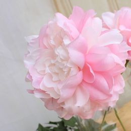 10pc/lot DIY simulation artificial peony flower head big peony head wreath wedding decoration flore wall fake silk flower ball