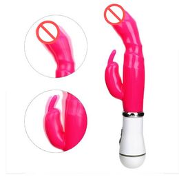 Rabbit Vibrator 12 Vibration Mode Clitoris Stimulator G-spot Massager Female Masturbator Sex Toys for Women J1124