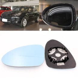 For Porsche Macan large field blue mirror anti car rearview mirror wide-angle reflective reversing lens