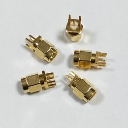 20pcs SMA male plug solder for PCB clip edge mount RF ADAPTER