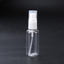 Plastic Spray Bottles,1 oz (30ml) Empty Fine Mist Sprayers,Travel Perfume Atomizer for Cleaning Solutions(Spray Bottles, White+Clear) LX1080