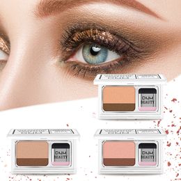 Double Colour Lazy Eye Shadow Makeup Palette Glitter Palette Eyeshadow Pallete Waterproof Glitter Eyeshadow Shimmer Cosmetics