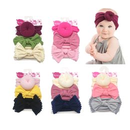 4Pcs//Set Bandana Mädchen Lätzchen Baby-Speichelhandtuch Kinder Kopf Schal