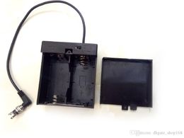 1.5V x 2 D Battery boxs D Battery Holder Enclosed Box With switches and wires plugs DC5.5*2.1