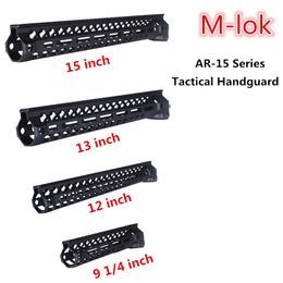 -RM M-Lok Tactical HandGuard Rail QD Interruptor .223 / 5.56 Sistema de riel CNC Aluminio de longitud completa para Tactical M4 / AR15 Herramienta AEG GBB