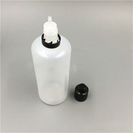 600Pcs 120ml PE E Liquid Bottle Dropper Plastic E-Juice Empty Bottles Child Proof Tamper Caps 4OZ Plastic Bottle For Sale