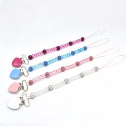 Baby Infant Spring Dummy Pacifier Soother Nipple Clip Chain Holder Strap jw
