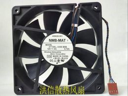-Nouvelle originale NMB-MAT 12025 4710KL-04W-B56 DC12V 0.72A ventilateur PWM contrôle de la température à quatre fils
