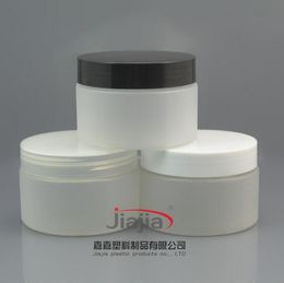 Free shipping: 120ml PET clear Frosted Cosmetic Cream Jar with clear/white/black lid,120g Empty Make up Container,