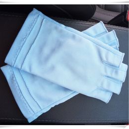Fashion-Spring And Summer Thin Section Breathable Gloves Female Half Finger Non-Slip Driving Couple Gloves Male SZ005-5