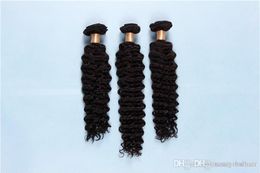 Deep Weaves 100% Unprocessed Human Hair Extensions 3Bundles Brazilian Hair Weft Wholesale price