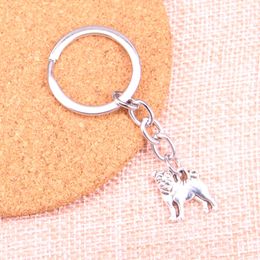 16*15mm French Bulldog KeyChain, New Fashion Handmade Metal Keychain Party Gift Dropship Jewellery