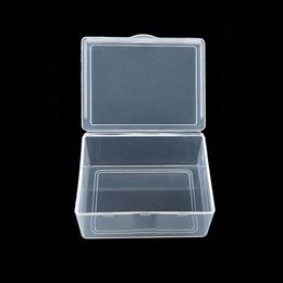 Makeup Storage Boxes Plastic Jewellery Container Necklace Case Craft Beads Holders Clear Hard Organiser