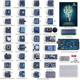 Freeshipping Ultimate Mega 2560 Sensor Kit V2.0 for R/3 Mega2560 Mega328 N/a/no