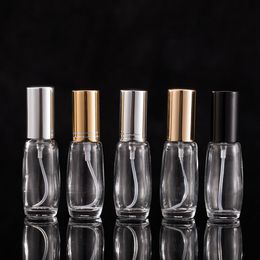 10ml Transparent Glass Perfume Bottle Portable Travel Perfume Atomizer Spray Bottle Cosmetic Container Fast Shipping F2092