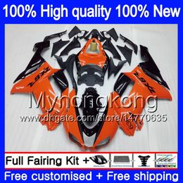 Body+8Gifts For KAWASAKI ZX 6R 6 R 600CC ZX636 2007 2008 209MY.149 Cool Hot orange ZX-636 ZX600 600 ZX6R 07 08 ZX 636 ZX-6R 07 08 Fairings