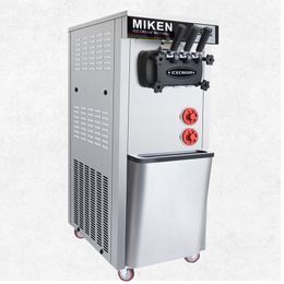 Factory direct sales of new high-quality stainless steel ice cream machine brand compressor desktop soft ice cream machine for sale