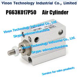 P663K017P50 Air Cylinder CUJB6-10DM for Mitsubishi MV1200,MV2400 edm machines P663-K017-P50,CUJB6-10-D-M, 2210002908