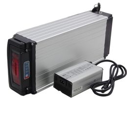 EU US tax included Rear rack battery pack 48V 15Ah 17.5Ah 20Ah with 54.6v 3A charger for 350w 500w 750w power electric bike