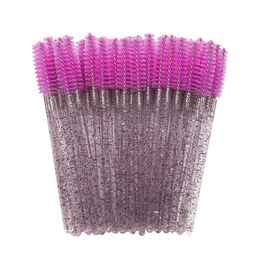 Disposable Clear Eyelash Brushes colorful Lashes Extension Applicator Transparent Eyelashes Brushes Mascara Wands Cosmetics Make Up Tool DHL