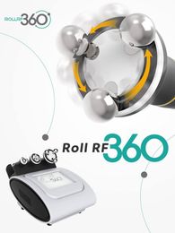 New design 360 degree rotating rf skin tightening machine , rotation rollrf360 radio frequency device for body slimming