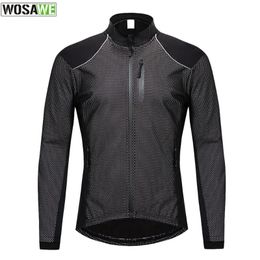 Cycling Jackets Winter Men's Jacket Long Sleeve Thermal Fleece Warm Windproof Road Mountain Bike MTB Bicycle Clothing